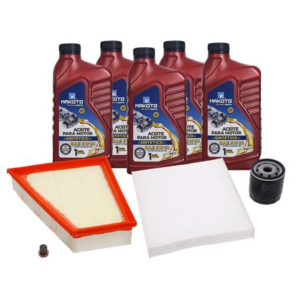 Kit Cambio de aceite para Volkswagen Gol, Crossfox y Voyage- Aceite 5w30 -motor CFZ-